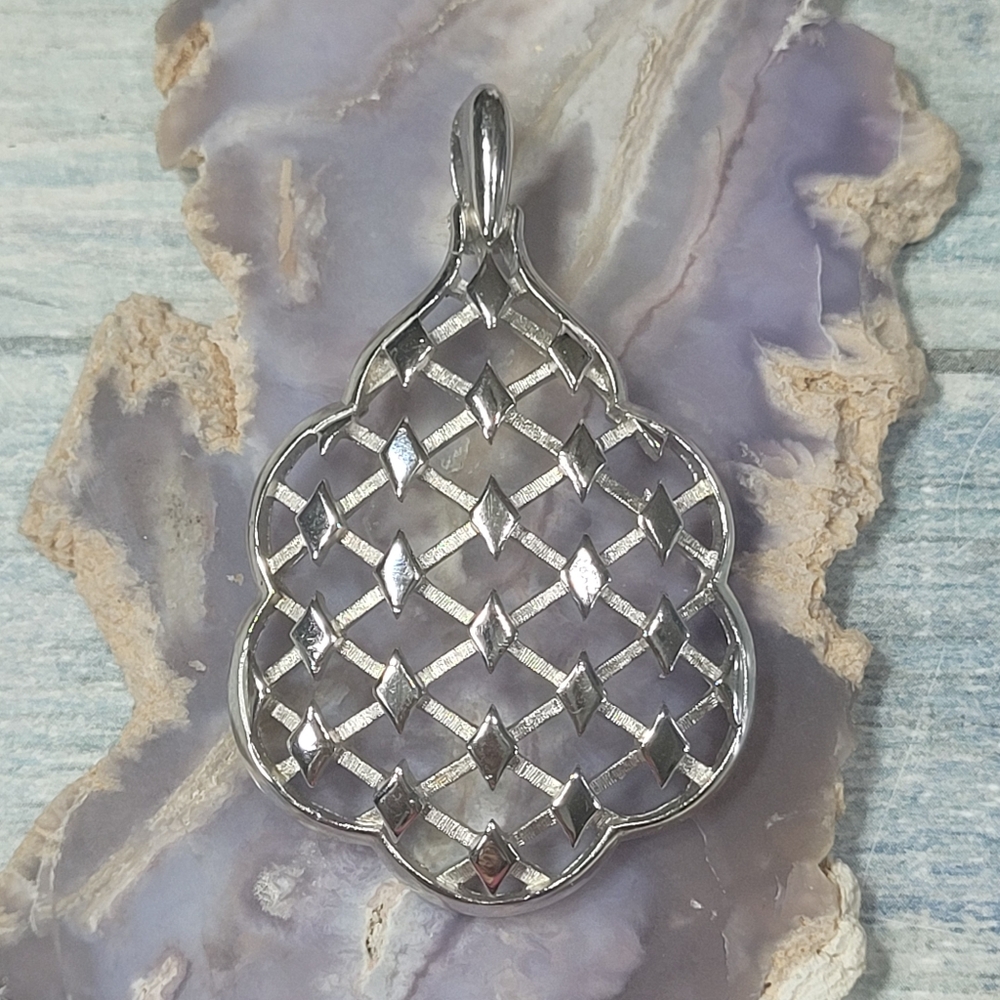 TRIFARI Silver Pendant.